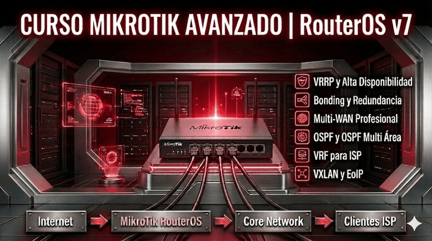 Curso Avanzado MikroTik RouterOS v7